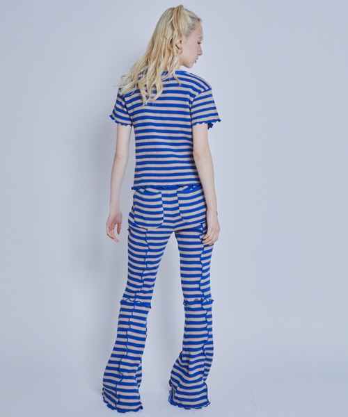 Candy Stripper（キャンディストリッパー）の「MY FAVORITE FLARE パンツ（その他パンツ・レディース・アイボリー/グリーン/ブルー・2）」の9枚目の写真