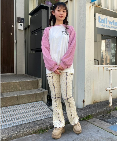 Candy Stripper（キャンディストリッパー）の「MY FAVORITE FLARE パンツ（その他パンツ・レディース・アイボリー/グリーン/ブルー・2）」の20枚目の写真