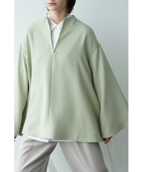 CLANE/クラネ/HALF ZIP FLARE TOPS 【公式通販】