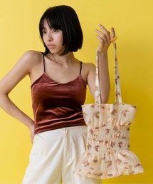Casselini(キャセリーニ)ジャガードシャーリングバッグ