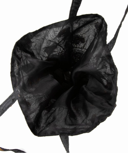 Casselini（キャセリーニ）の「Casselini(キャセリーニ)ジャガードシャーリングバッグ（トートバッグ・レディース・ホワイト/ブラック/ベージュ/サックスブルー/グリーン/イエロー・FREE）」の12枚目の写真