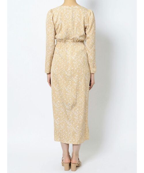 LAGUNAMOON（ラグナムーン）の「ラッフルペインティングワンピース（ワンピース・レディース・ホワイト/ブラック/ベージュ・SMALL/MEDIUM）」の7枚目の写真