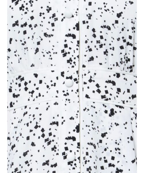 LAGUNAMOON（ラグナムーン）の「ラッフルペインティングワンピース（ワンピース・レディース・ホワイト/ブラック/ベージュ・SMALL/MEDIUM）」の10枚目の写真