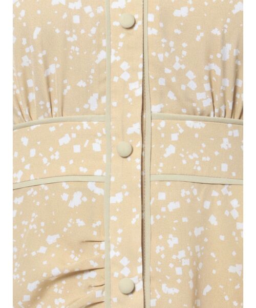 LAGUNAMOON（ラグナムーン）の「ラッフルペインティングワンピース（ワンピース・レディース・ホワイト/ブラック/ベージュ・SMALL/MEDIUM）」の17枚目の写真