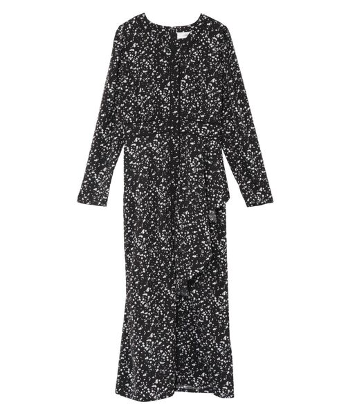 LAGUNAMOON（ラグナムーン）の「ラッフルペインティングワンピース（ワンピース・レディース・ホワイト/ブラック/ベージュ・SMALL/MEDIUM）」の8枚目の写真