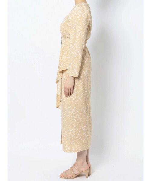 LAGUNAMOON（ラグナムーン）の「ラッフルペインティングワンピース（ワンピース・レディース・ホワイト/ブラック/ベージュ・SMALL/MEDIUM）」の15枚目の写真