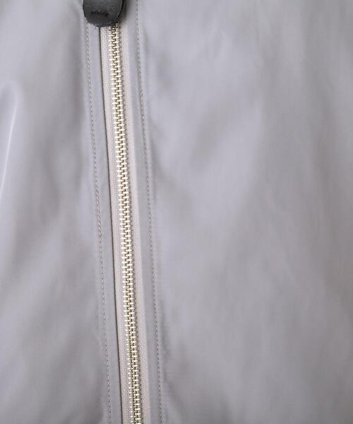 tk.TAKEO KIKUCHI(ティーケータケオキクチ)の「◆ダルマシルエットMA-1ベスト(ベスト・メンズ・ライトグレー/ブラック・88)」の10枚目の写真