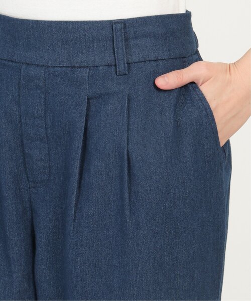 ikka(イッカ)の「フロントタックワイドパンツ(その他パンツ・レディース・ベージュ/ダークネイビー・M/L)」の13枚目の写真