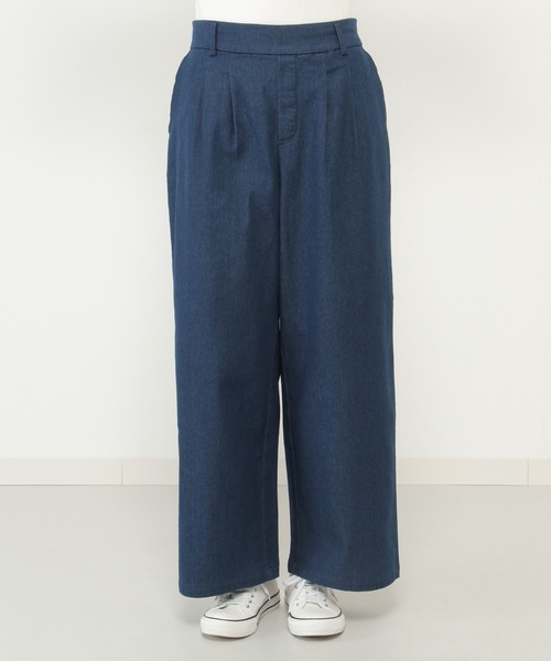 ikka(イッカ)の「フロントタックワイドパンツ(その他パンツ・レディース・ベージュ/ダークネイビー・M/L)」の21枚目の写真
