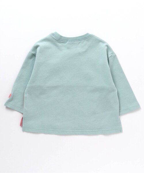 FILA（フィラ）の「FILA バイカラーロゴTシャツ（Tシャツ/カットソー・キッズ・ミント/ラベンダー・90/100/110/120/80/130）」の9枚目の写真