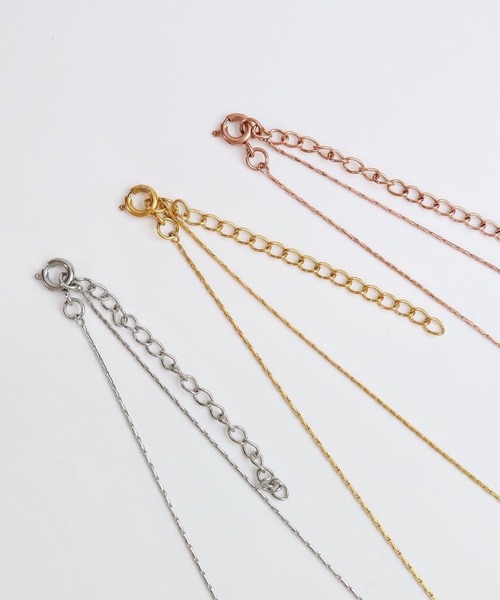 blackdia ocean（ブラックダイヤオーシャン）の「blackdia ocean 一粒ストーンネックレス（ネックレス・レディース・ゴールド/ピンクゴールド/シルバー・40cm）」の7枚目の写真