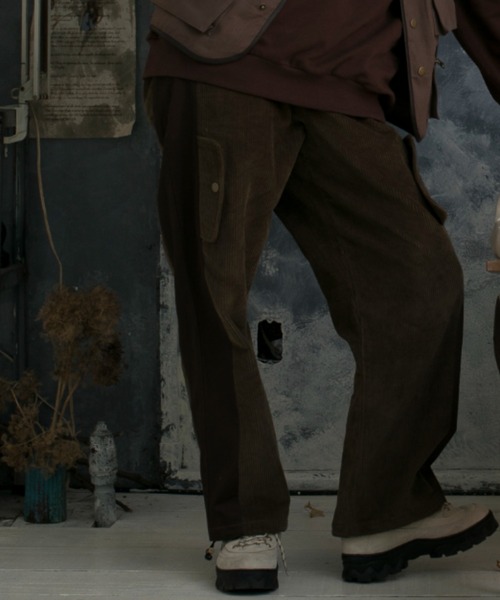 【セール】W POCKETS CORDUROY LINE PANTS（その他パンツ）｜S'more（スモア）