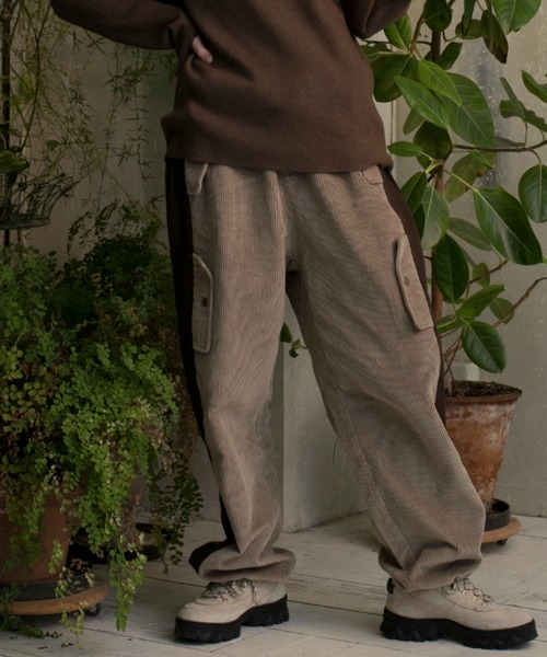 【セール】W POCKETS CORDUROY LINE PANTS（その他パンツ）｜S'more（スモア）
