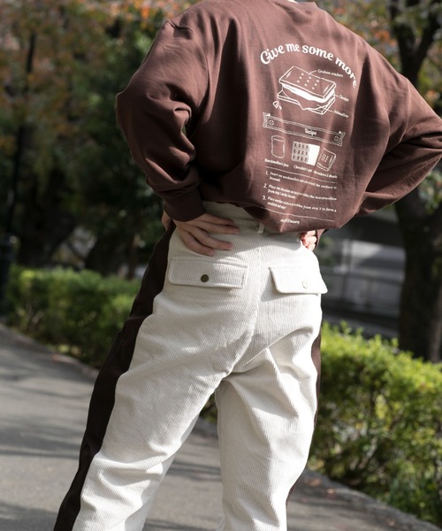 【セール】W POCKETS CORDUROY LINE PANTS（その他パンツ）｜S'more（スモア）