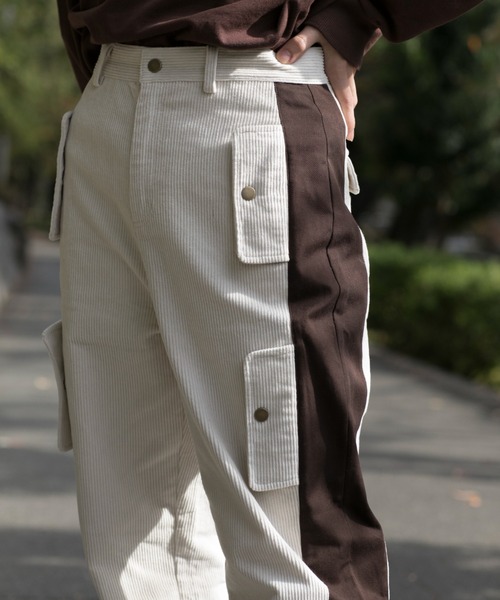 【セール】W POCKETS CORDUROY LINE PANTS（その他パンツ）｜S'more（スモア）