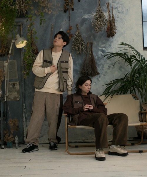 【セール】W POCKETS CORDUROY LINE PANTS（その他パンツ）｜S'more（スモア）