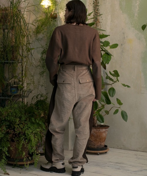 【セール】W POCKETS CORDUROY LINE PANTS（その他パンツ）｜S'more（スモア）