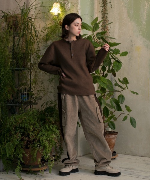 【セール】W POCKETS CORDUROY LINE PANTS（その他パンツ）｜S'more（スモア）