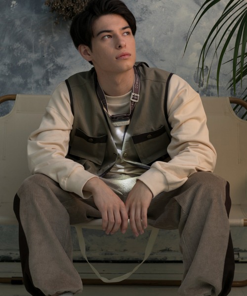 【セール】W POCKETS CORDUROY LINE PANTS（その他パンツ）｜S'more（スモア）