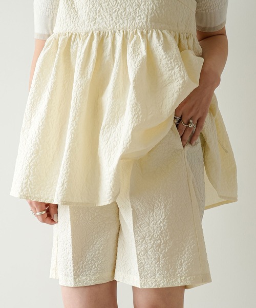 ジャガードハーフパンツ【セットアップ可】（その他パンツ）｜rectangle（レクタングル）