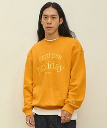 Express Holiday（エクスプレスホリデー）の「A'GEM/9 × .kom『Express Holiday/エクスプレスホリデー』Express Holiday Basic Logo Sweatshirt/ベーシックロゴ スウェット プルーオーバー トレーナー（スウェット）」