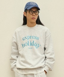 Express Holiday（エクスプレスホリデー）の「A'GEM/9 × .kom『Express Holiday/エクスプレスホリデー』Express Holiday Basic Logo Sweatshirt/ベーシックロゴ スウェット プルーオーバー トレーナー（スウェット）」