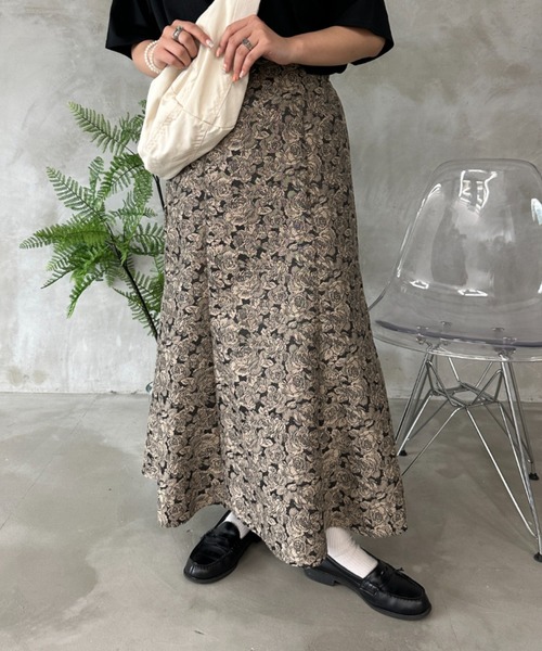 HeartE ゴブランフレアスカート HeartE ゴブランフレアスカート HeartE