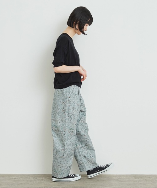ニット セーター C/ぽんぽんサマーニット レディース l'atelier du savon（アトリエドサボン）の「C/ぽんぽんサマー