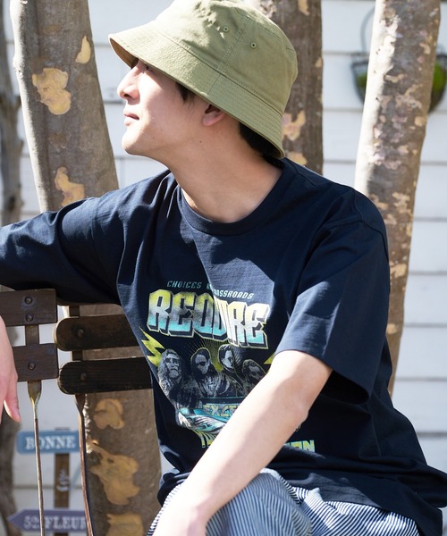 UNIIT(ユニット)の「汗染みの目立ちにくいTシャツ ZEROSTAIN ゼロステイン 撥水性 UVカット スラブプリント バックプリント Tシャツ(Tシャツ/カットソー・メンズ・ネイビー/その他1/カーキ/その他/アイボリー/その他2/ブラック/ブラック系その他・MEDIUM/LARGE/SMALL/X-LARGE)」の13枚目の写真