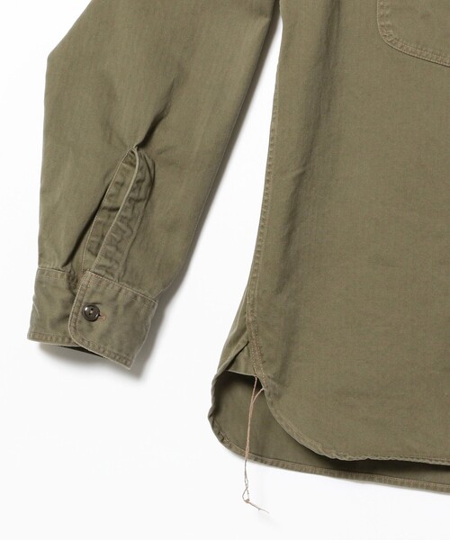 Buzz Rickson's(バズリクソンズ)の「BUZZ RICKSON'S / HERRINGBONE WORK SHIRTS(シャツ/ブラウス・メンズ・オリーブ・MEDIUM/LARGE)」の6枚目の写真