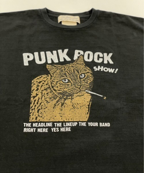 REMI RELIEF(レミレリーフ)の「REMI RELIEF(レミレリーフ) 別注天竺Tシャツ PUNK ROCK SHOW!ユニセックス 2023年春夏限定バージョン(Tシャツ/カットソー・メンズ・ブラック/オフホワイト・M/L/XL)」の18枚目の写真