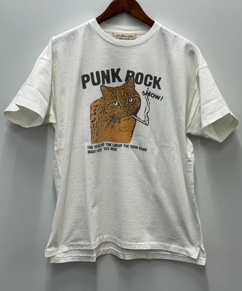 REMI RELIEF(レミレリーフ)の「REMI RELIEF(レミレリーフ) 別注天竺Tシャツ PUNK ROCK SHOW!ユニセックス 2023年春夏限定バージョン(Tシャツ/カットソー・メンズ・ブラック/オフホワイト・M/L/XL)」の10枚目の写真
