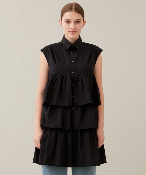 TARO HORIUCHI（タロウ ホリウチ）の「【TARO HORIUCHI/タロウホリウチ】ボリュームドレス（シャツ/ブラウス・レディース・ブラック・0）」の10枚目の写真