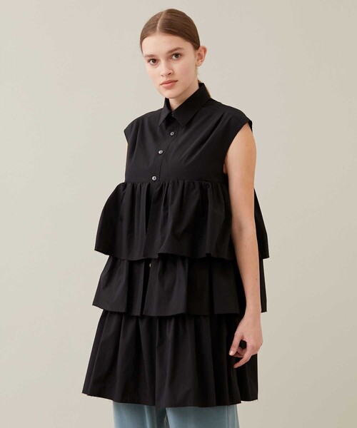 TARO HORIUCHI（タロウ ホリウチ）の「【TARO HORIUCHI/タロウホリウチ】ボリュームドレス（シャツ/ブラウス・レディース・ブラック・0）」の11枚目の写真