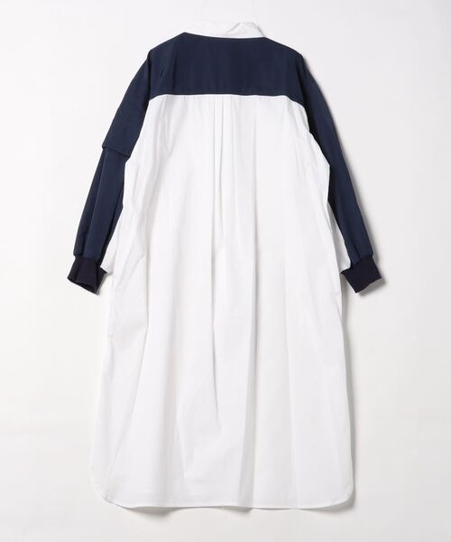 Risley（リズレー）の「Risley/リズレー/ミリタリーシャツ（シャツ/ブラウス・レディース・ホワイト/ネイビー・F）」の4枚目の写真