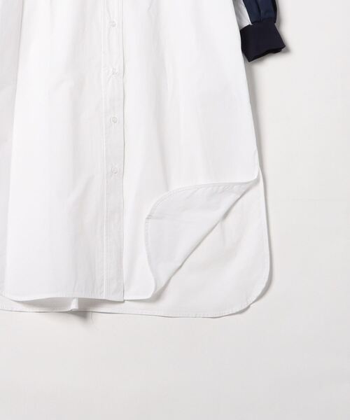 Risley（リズレー）の「Risley/リズレー/ミリタリーシャツ（シャツ/ブラウス・レディース・ホワイト/ネイビー・F）」の3枚目の写真