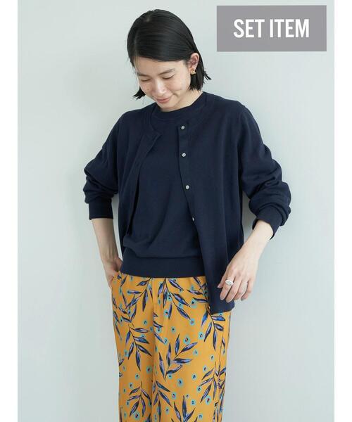 AMERICAN HOLIC（アメリカンホリック）の「SET UVカット ニットカーディガン+プルオーバー（カーディガン/ボレロ・レディース・ネイビー/ブルー系その他2/レッド/ブルー・L/M）」の7枚目の写真