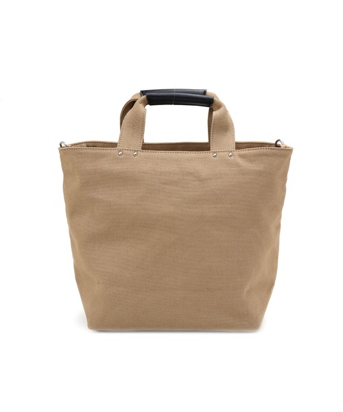 COLDE (コルデ)の「ラインテープ2wayトートバッグ(トートバッグ・レディース・カーキ/アイボリー/チャコールグレー/ベージュ・FREE)」の14枚目の写真