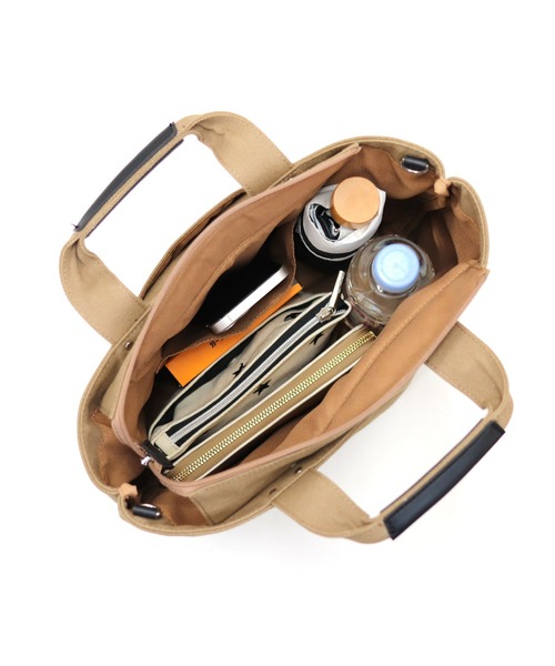 COLDE (コルデ)の「ラインテープ2wayトートバッグ(トートバッグ・レディース・カーキ/アイボリー/チャコールグレー/ベージュ・FREE)」の18枚目の写真