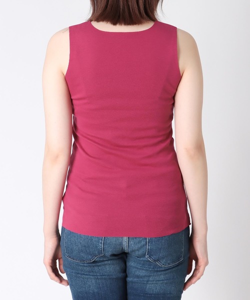 Jines（ジネス）の「TCフライスタンクトップ（タンクトップ・レディース・ピンク/ライトグレー/ブラック/ブラウン/ベージュ/ホワイト・38）」の9枚目の写真