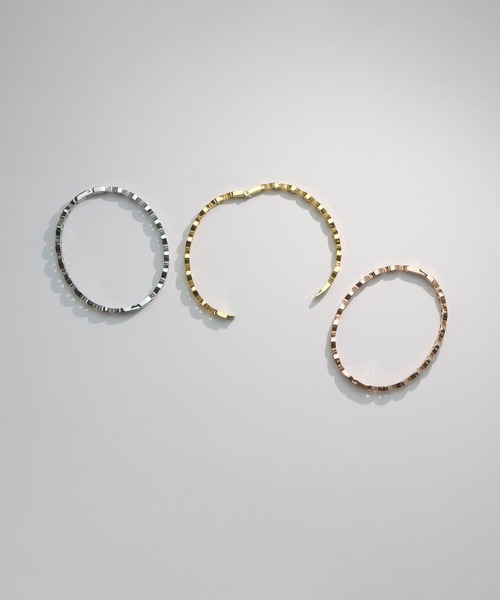 blackdia ocean（ブラックダイヤオーシャン）の「blackdia ocean アンカーデザインブレスレット（バングル/リストバンド・レディース・ゴールド/ピンクゴールド/シルバー・FREE）」の5枚目の写真