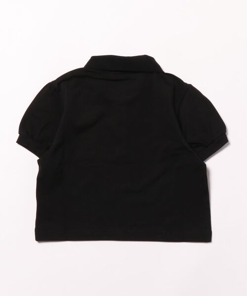 by LOVEiT(バイラビット)の「ラビ子クロップド丈ポロ(Tシャツ/カットソー・キッズ・オフホワイト/ピンク/ブラック・120cm/160cm/130cm/150cm/140cm)」の7枚目の写真