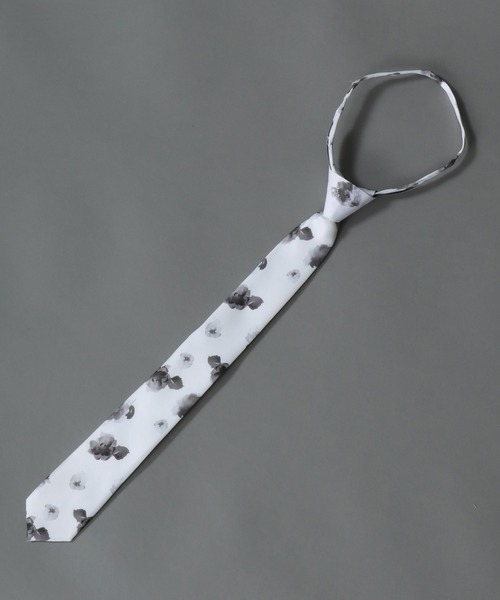 SITRY(シトリー)の「easy detachable tie/イージー デタッチャブル ネクタイ(ネクタイ・メンズ・ブラック/ブラック系その他/オフホワイト・FREE)」の1枚目の写真