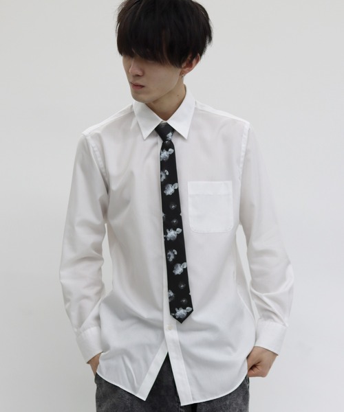 SITRY(シトリー)の「easy detachable tie/イージー デタッチャブル ネクタイ(ネクタイ・メンズ・ブラック/ブラック系その他/オフホワイト・FREE)」の15枚目の写真