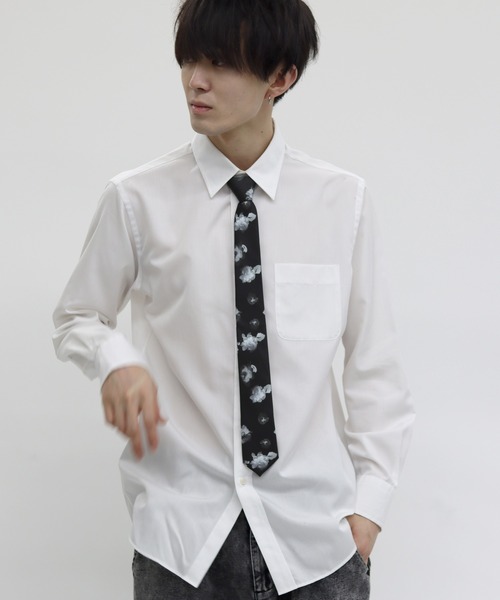 SITRY(シトリー)の「easy detachable tie/イージー デタッチャブル ネクタイ(ネクタイ・メンズ・ブラック/ブラック系その他/オフホワイト・FREE)」の16枚目の写真