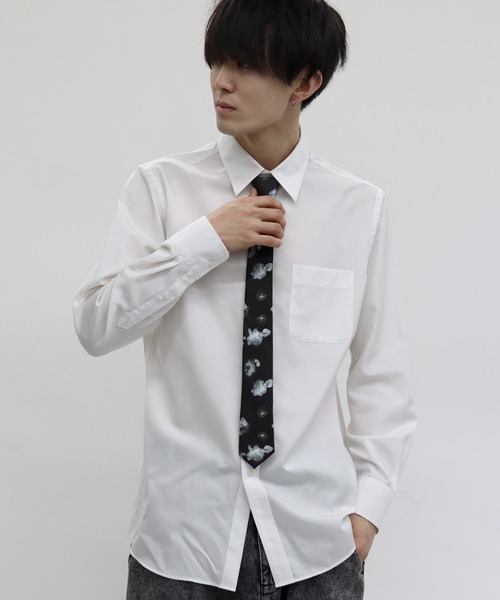 SITRY(シトリー)の「easy detachable tie/イージー デタッチャブル ネクタイ(ネクタイ・メンズ・ブラック/ブラック系その他/オフホワイト・FREE)」の17枚目の写真