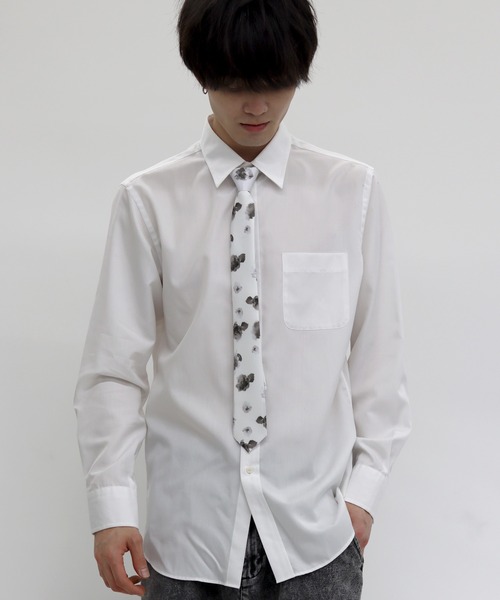 SITRY(シトリー)の「easy detachable tie/イージー デタッチャブル ネクタイ(ネクタイ・メンズ・ブラック/ブラック系その他/オフホワイト・FREE)」の19枚目の写真