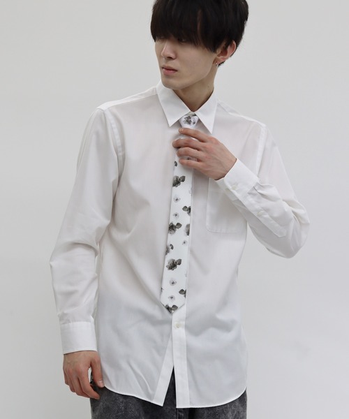 SITRY(シトリー)の「easy detachable tie/イージー デタッチャブル ネクタイ(ネクタイ・メンズ・ブラック/ブラック系その他/オフホワイト・FREE)」の21枚目の写真