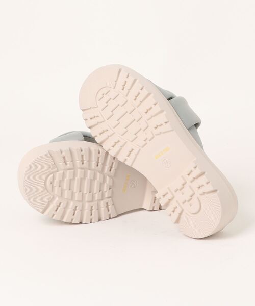 Noubel Voug Relax（ヌーベルヴォーグリラックス）の「厚底クッションスライドサンダル（サンダル・レディース・グリーン系その他/カーキ/ブラック・36/39/38/37）」の13枚目の写真