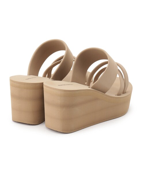 ESPERANZA（エスペランサ）の「◆厚底メッセージビーサン（サンダル・レディース・ブラック系8/ベージュ系8/グリーン系その他6/ダークブラウン系8・S/M/L/LL）」の19枚目の写真